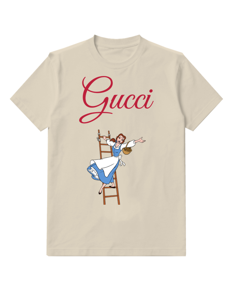 Ivory Belle Climbing Ladder With Basket Graphic T-Shirt - front product view