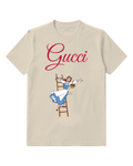 Ivory Belle Climbing Ladder With Basket Graphic T-Shirt - front product view