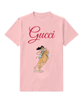 Blush Pink Jasmine Riding Camel With Rope Graphic T-Shirt - front product view