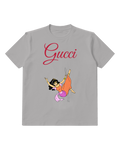 Gray Esmeralda Pole Dancing Gracefully Graphic T-Shirt - front product view
