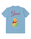 Sky Blue Bear Green Book Graphic T-Shirt - front product view