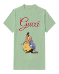 Sage Green Dapper Walrus In Formal Attire Graphic T-Shirt - front product view