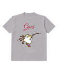 Gray Teapot Pouring Splash Graphic T-Shirt - front product view