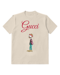 Ivory Gyro Standing Sideways Profile Graphic T-Shirt - front product view