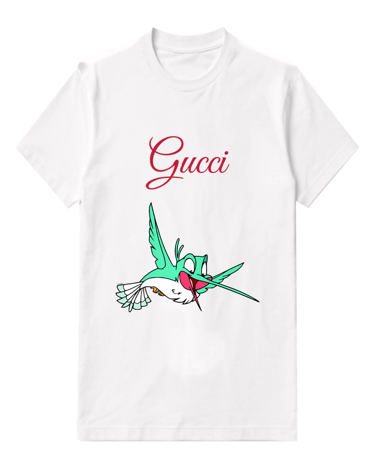 White Green Cricket Gliding Forward Graphic T-Shirt - front product view
