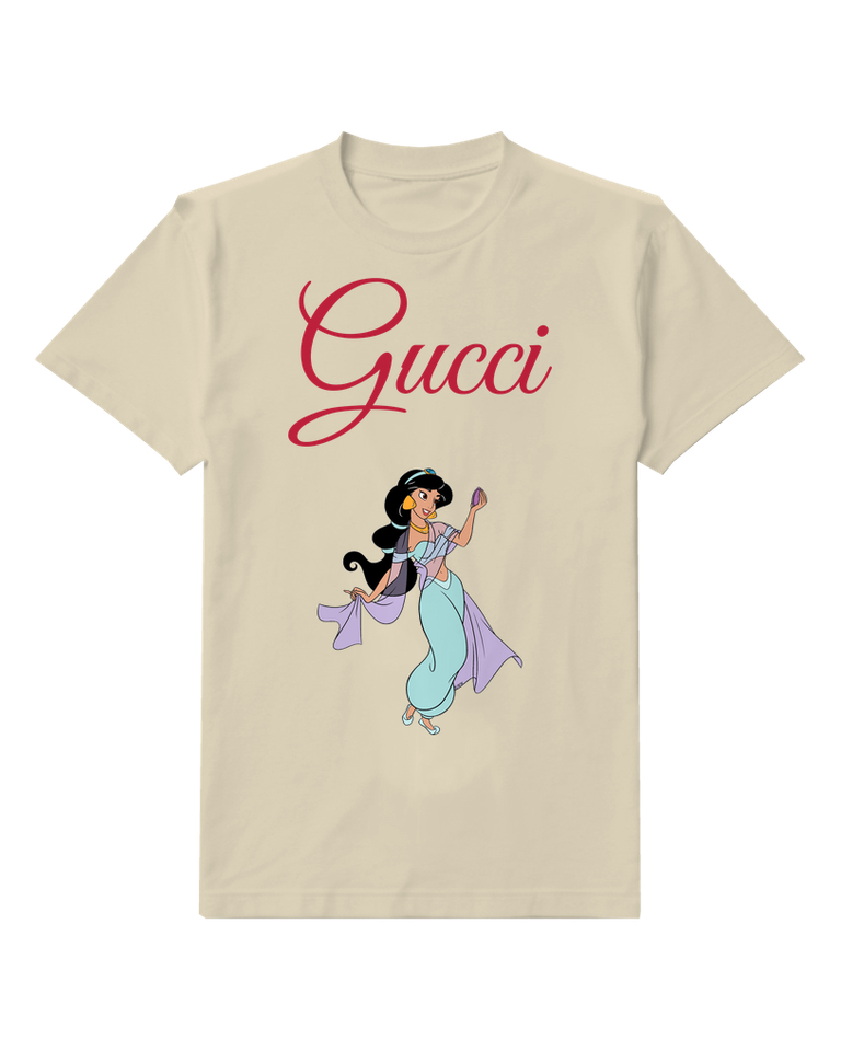 Ivory Turquoise Princess Flowing Lavender Scarf Graphic T-Shirt - front product view