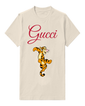 Ivory Tiger Tail Balance Graphic T-Shirt - front product view