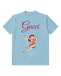 Sky Blue Rosetta Flying With Arms Outstretched Graphic T-Shirt - front product view