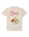 Ivory Young Tarzan Swinging On Vine Graphic T-Shirt - front product view