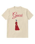 Ivory Scarlet Gown Figure Graphic T-Shirt - front product view