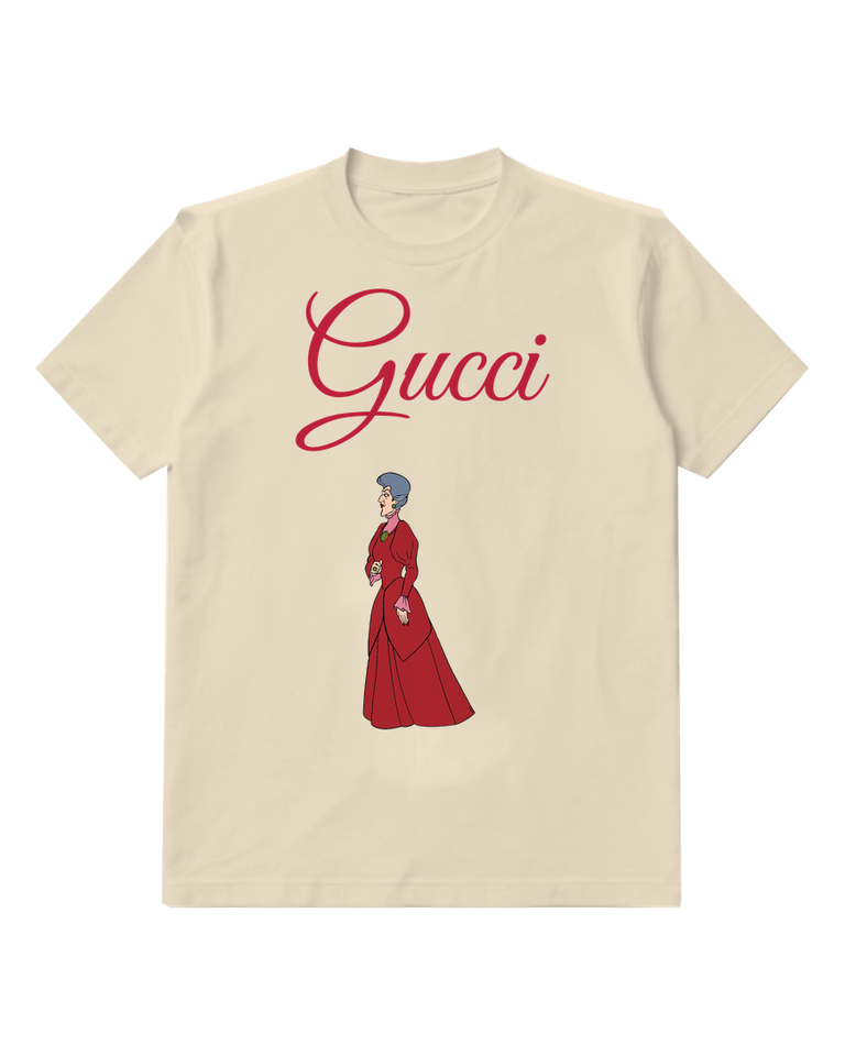 Ivory Scarlet Gown Figure Graphic T-Shirt - front product view