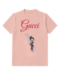 Blush Pink Fairy With Pointed Finger Gesture Graphic T-Shirt - front product view