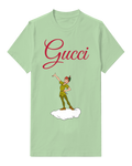 Sage Green Green Boy Standing On Cloud Graphic T-Shirt - front product view