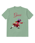 Sage Green Captain Hook Lunging Forward Graphic T-Shirt - front product view