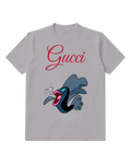 Gray Blackfish Underwater Screaming Graphic T-Shirt - front product view