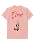 Blush Pink Puppet Boy Hanging From Strings Graphic T-Shirt - front product view