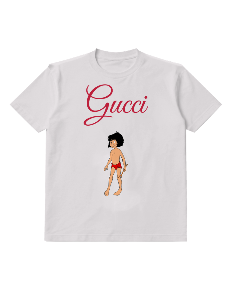 Light Gray Young Boy Standing Barefoot Graphic T-Shirt - front product view