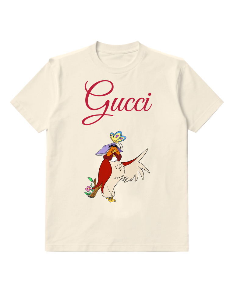 Ivory Owl With Butterfly On Book Graphic T-Shirt - front product view