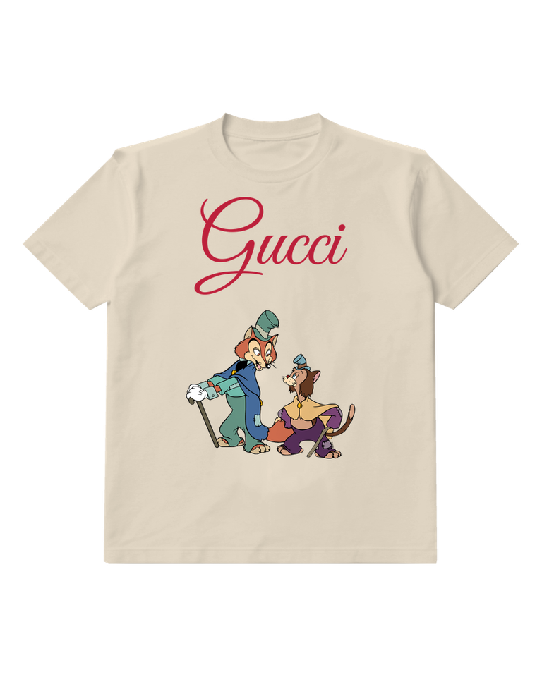 Ivory Seated Storybook Pair Graphic T-Shirt - front product view