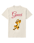 Ivory Tiger Dancing Step Graphic T-Shirt - front product view