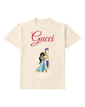Ivory Royal Couple In Turquoise Graphic T-Shirt - front product view