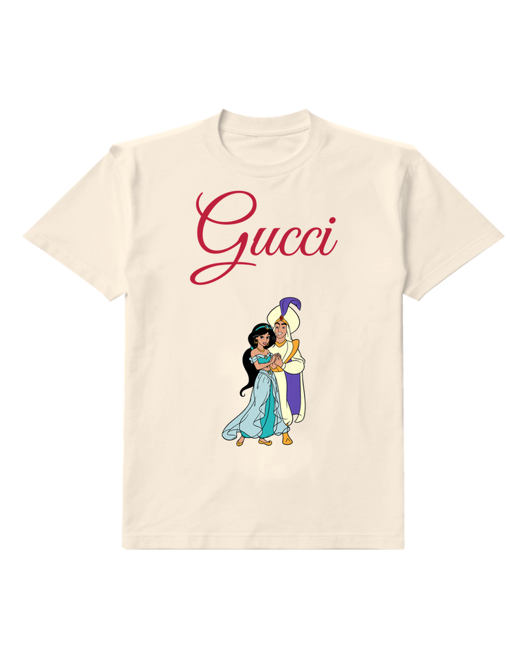 Ivory Royal Couple In Turquoise Graphic T-Shirt - front product view