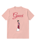 Blush Pink Mulan In Traditional Dress Graphic T-Shirt - front product view