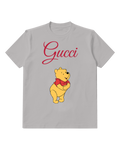 Light Gray Bear Folded Paws Graphic T-Shirt - front product view