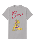 Gray Princess Wrapped In Golden Hair Graphic T-Shirt - front product view