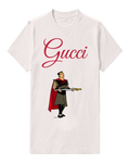 White Li Shang Holds Sword Upright Graphic T-Shirt - front product view