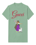Sage Green Esmeralda Dancing With Goat Graphic T-Shirt - front product view