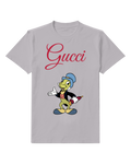 Light Gray Cricket Open White Glove Graphic T-Shirt - front product view