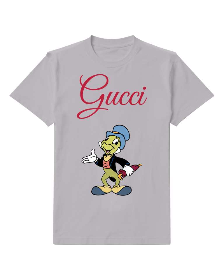 Light Gray Cricket Open White Glove Graphic T-Shirt - front product view