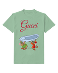 Sage Green Jaq And Gus Carry A Glass Slipper Graphic T-Shirt - front product view