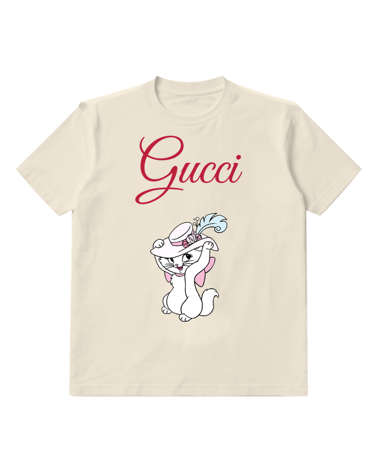 Ivory Laughing White Rabbit Graphic T-Shirt - front product view