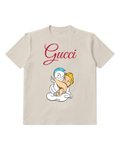 Ivory Baby Hercules Hugged By Pegasus Graphic T-Shirt - front product view