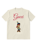 Ivory Jake In Party Hat Standing Smiling Graphic T-Shirt - front product view