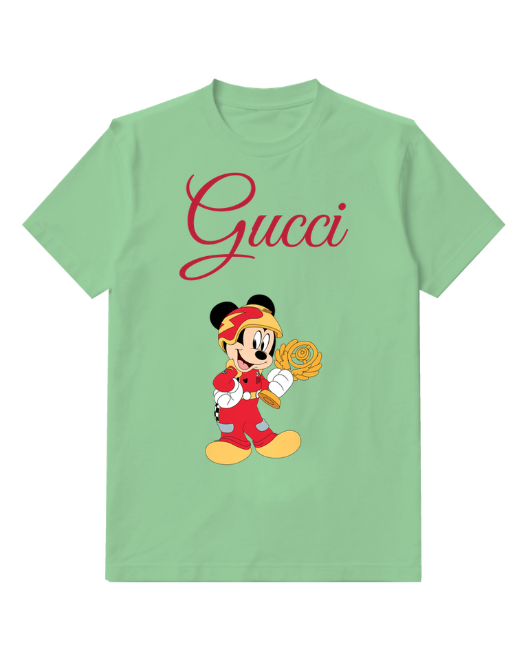 Sage Green Holiday Cookie Mouse Graphic T-Shirt - front product view