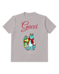 Light Gray Mike Wazowski And Sulley Christmas Graphic T-Shirt - front product view