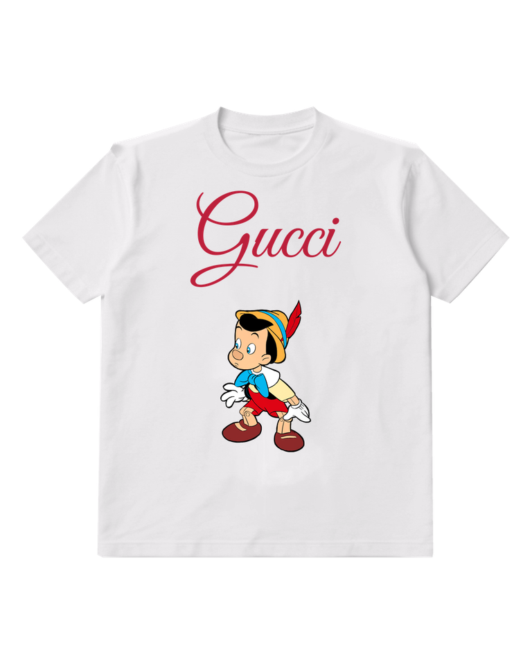 White Puppet Boy Hands On Hips Graphic T-Shirt - front product view
