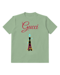 Sage Green Grand Councilwoman Standing Gesturing Hand Graphic T-Shirt - front product view