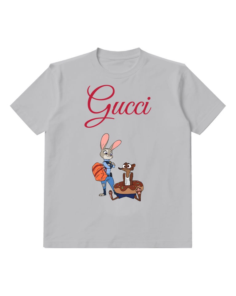Light Gray Rabbit Basketball Pal Graphic T-Shirt - front product view