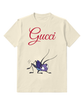Ivory Purple Cricket Long Antennae Graphic T-Shirt - front product view
