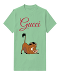 Sage Green Warthog Low Front Legs Graphic T-Shirt - front product view