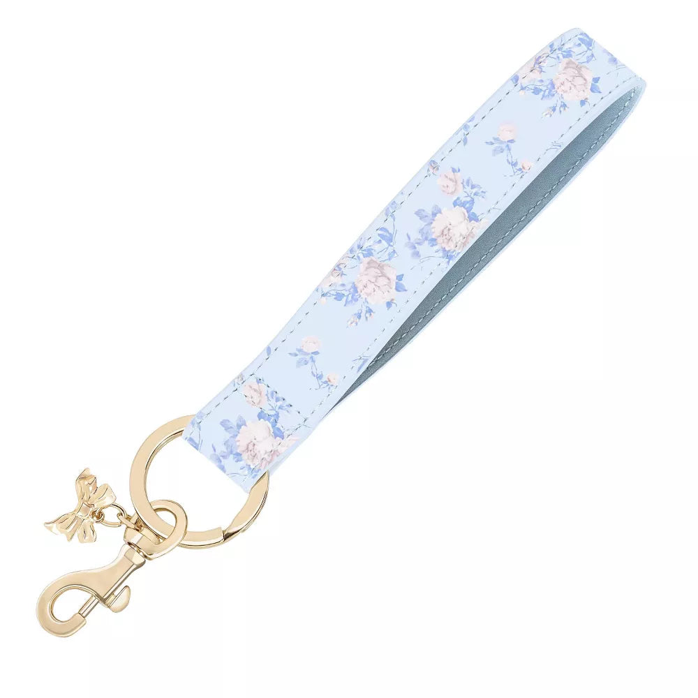 Printed PU Wrist Keychain Strap