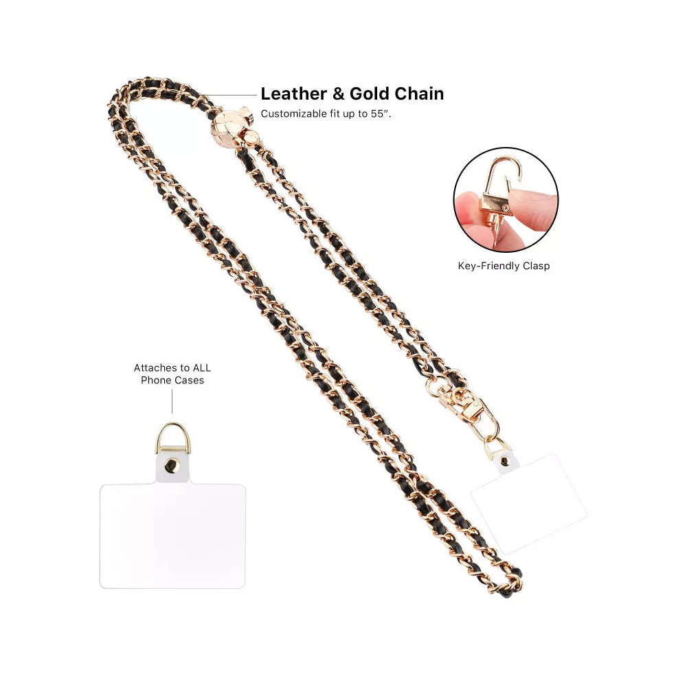 Adjustable Chain Crossbody Phone Strap
