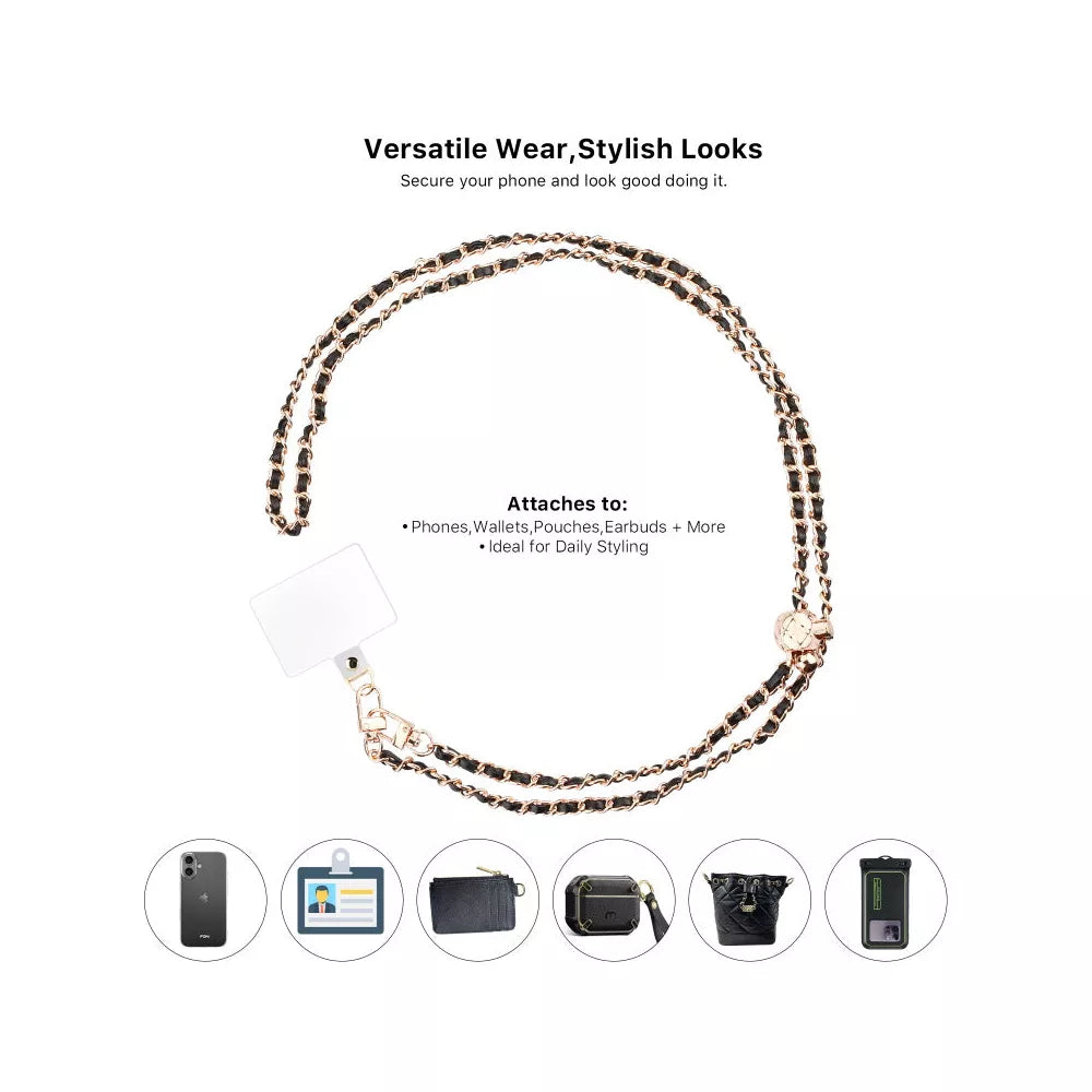 Adjustable Chain Crossbody Phone Strap