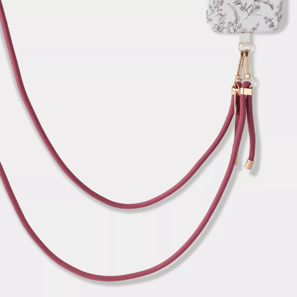 Adjustable Woven Rope Crossbody Phone Strap