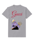 Gray Ursula Angry Holding Trident Graphic T-Shirt - front product view