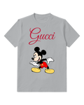 Light Gray Forward Lean Mouse Graphic T-Shirt - front product view